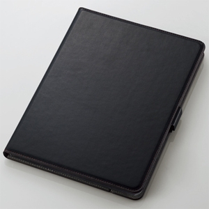 ELECOM ソフトレザーケース 手帳型 iPad 第9世代 2021年モデル・iPad 10.2インチ 2020年モデル/2019年モデル用 360度回転スタンド マグネットフラップ ブラック TB-A19R360BK