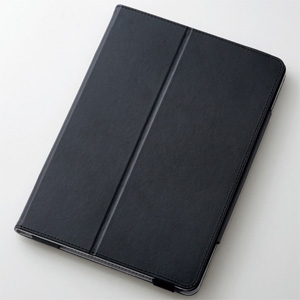 ELECOM ソフトレザーカバー 手帳型 iPad 第9世代 2021年モデル・iPad 10.2インチ 2020年モデル/2019年モデル用 2アングルスタンド ブラック TB-A19RPLFBK