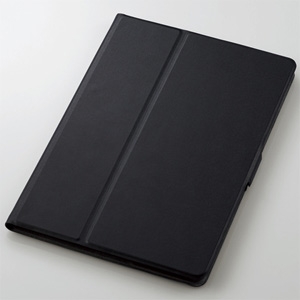 ELECOM ソフトレザーフラップカバー 手帳型 iPad 第9世代 2021年モデル・iPad 10.2インチ 2020年モデル/2019年モデル用 軽量スリム マグネットフラップ フリーアングルタイプ ブラック TB-A19RWVFUBK