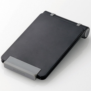 ELECOM コンパクトスタンド タブレット用 折りたたみ式 フリーアングルタイプ 7.0〜12.9インチ対応 ブラック TB-DSCMPBK