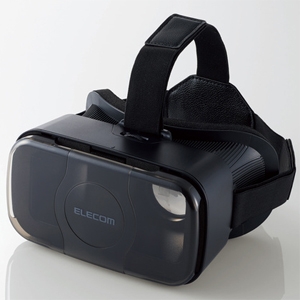 ELECOM VRグラス スタンダードタイプ 3方向ゴムバンドタイプ 4.0〜6.5インチスマートフォン対応 VRグラス スタンダードタイプ 3方向ゴムバンドタイプ 4.0〜6.5インチスマートフォン対応 VRG-S01BK