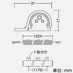 DAIKO LED一体型間接照明 《LEDs Curve》 防雨・防湿型 拡散タイプ DC24V専用 L1220mm 昼白色 電源別売 LED一体型間接照明 《LEDs Curve》 防雨・防湿型 拡散タイプ DC24V専用 L1220mm 昼白色 電源別売 LZW-93157WTW 画像4