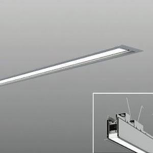 DAIKO LEDラインベースライト 《ARCHI TRACE》 ボルト取付専用 埋込形 連結(中間) 調光タイプ L1800mm 昼白色 LZY-93276WS