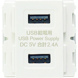 スガツネ工業 DM2-U2P2-WT埋込充電用USBコンセント 10個入り DM2-U2P2-WT埋込充電用USBコンセント 10個入り DM2-U2P2-WT_set