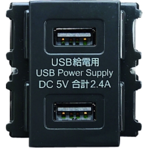 スガツネ工業 DM2-U2P2-GR埋込充電用USBコンセント 10個入り DM2-U2P2-GR_set