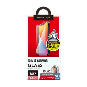 PGA iPhone 12 mini用 治具付き 液晶保護ガラス スーパークリア iPhone 12 mini用 治具付き 液晶保護ガラス スーパークリア PG-20FGL01CL 画像2