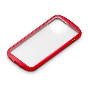 PGA iPhone 12/12 Pro用 ガラスタフケース ラウンドタイプ レッド iPhone 12/12 Pro用 ガラスタフケース ラウンドタイプ レッド PG-20GGT02RD