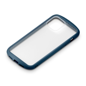 PGA iPhone 12/12 Pro用 ガラスタフケース ラウンドタイプ ネイビー iPhone 12/12 Pro用 ガラスタフケース ラウンドタイプ ネイビー PG-20GGT04NV