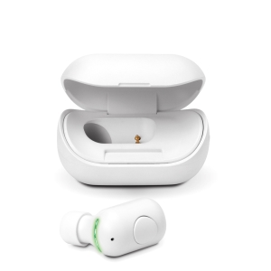 PGA 【限定特価】BluetoothR 5.0搭載 片耳ワイヤレスイヤホン 充電ケース付 ホワイト PG-BTE13BC2WH