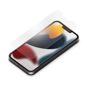 PGA iPhone 13 mini用 液晶保護ガラス ブルーライト低減/アンチグレア PG-21JGL06BL