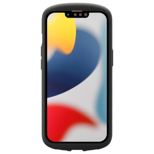 PGA iPhone 13用 ガラスタフケース ラウンドタイプ ブラック iPhone 13用 ガラスタフケース ラウンドタイプ ブラック PG-21KGT01BK 画像5
