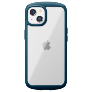 PGA iPhone 13用 ガラスタフケース ラウンドタイプ ネイビー iPhone 13用 ガラスタフケース ラウンドタイプ ネイビー PG-21KGT04NV 画像4