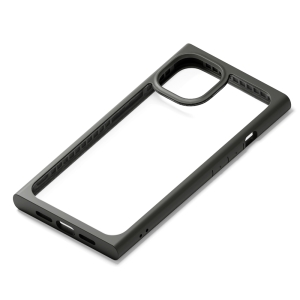 PGA iPhone 13用 ガラスタフケース スクエアタイプ ブラック iPhone 13用 ガラスタフケース スクエアタイプ ブラック PG-21KGT05BK