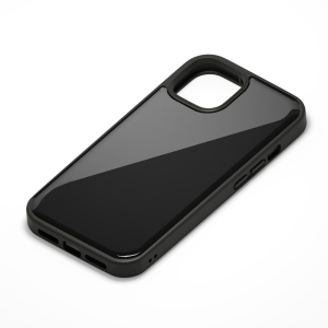 PGA iPhone 13用 ハイブリッドタフケース ブラック PG-21KPT01BK