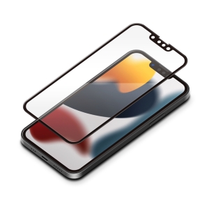 PGA 【生産完了品】iPhone 13/13 Pro用 液晶全面保護ガラス スーパークリア PG-21KGL01FCL