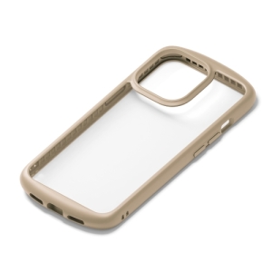 PGA iPhone 13 Pro用 ガラスタフケース ラウンドタイプ ベージュ iPhone 13 Pro用 ガラスタフケース ラウンドタイプ ベージュ PG-21NGT03BE