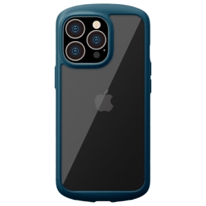 PGA iPhone 13 Pro用 ガラスタフケース ラウンドタイプ ネイビー iPhone 13 Pro用 ガラスタフケース ラウンドタイプ ネイビー PG-21NGT04NV 画像4