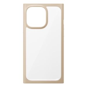 PGA iPhone 13 Pro用 ガラスタフケース スクエアタイプ ベージュ iPhone 13 Pro用 ガラスタフケース スクエアタイプ ベージュ PG-21NGT07BE 画像3