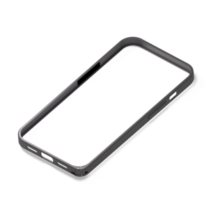PGA iPhone 13 Pro用 アルミバンパー ブラック PG-21NBP01BK