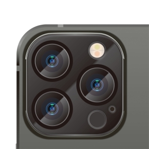 PGA 【生産完了品】iPhone 13 Pro用 カメラレンズプロテクター ブラック iPhone 13 Pro用 カメラレンズプロテクター ブラック PG-21NCLG02BK 画像3