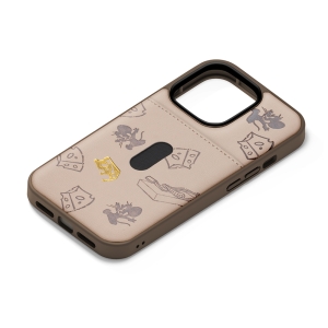 PGA iPhone 13 Pro用 タフポケットケース [トムとジェリー/モカ] PG-WPT21N02TAJ