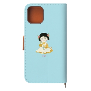 PGA 【生産完了品】ちびまる子ちゃん iPhone 12/12 Pro用PUレザーフリップカバー [お花畑] ちびまる子ちゃん iPhone 12/12 Pro用PUレザーフリップカバー [お花畑] PG-MRK20GFP02BL 画像4