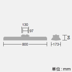 DAIKO 【生産完了品】LEDベースライト 配線ダクト取付タイプ アーチライン・灯具可動 L800タイプ 非調光 Hf32W×1灯高出力相当 昼白色 LEDベースライト 配線ダクト取付タイプ アーチライン・灯具可動 L800タイプ 非調光 Hf32W×1灯高出力相当 昼白色 LZB-91639WW 画像2