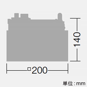 DAIKO 【生産完了品】LEDベースライト 配線ダクト取付タイプ スクエアタイプ 非調光 FHT42W相当 電球色 LEDベースライト 配線ダクト取付タイプ スクエアタイプ 非調光 FHT42W相当 電球色 LZB-91803YW 画像2