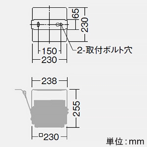 DAIKO 【生産完了品】高天井用LED器具 スペシャルグレードタイプ メタルハライドランプ400W相当 中角形 昼白色 電源内蔵 高天井用LED器具 スペシャルグレードタイプ メタルハライドランプ400W相当 中角形 昼白色 電源内蔵 LZB-92932WS 画像2