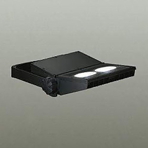 DAIKO LEDウォールスポットライト 防雨形 CDM-T150W相当 非調光 電球色 ブラック LZW-92186YBE