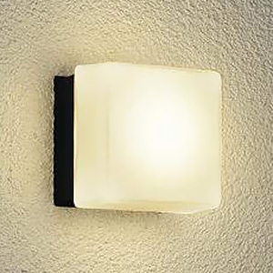 DAIKO 【生産完了品】LEDブラケットライト 防雨・防湿形 一般浴室用 白熱灯60W相当 非調光 電球色 ブラック LZW-90455YBE