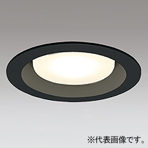 オーデリック 【生産完了品】LEDダウンライト 高天井空間用 高気密SB形 FHT24Wクラス LED電球フラット形 口金GX53-1a 電球色 非調光タイプ 拡散配光 埋込穴φ125 ブラック OD361360LD