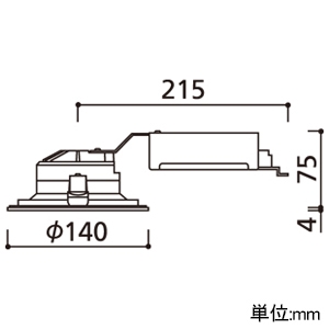 オーデリック 【生産完了品】LEDダウンライト R15 クラス2 高気密SB形 白熱灯器具100Wクラス LED一体型 電球色〜昼光色 LC-FREE調光・調色 拡散配光 埋込穴φ125 オフホワイト LEDダウンライト R15 クラス2 高気密SB形 白熱灯器具100Wクラス LED一体型 電球色〜昼光色 LC-FREE調光・調色 拡散配光 埋込穴φ125 オフホワイト OD261220R 画像2