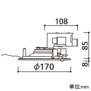 オーデリック LEDダウンライト R15 クラス2 高気密SB形 白熱灯器具100Wクラス 人感センサー付 LED一体型 昼白色 非調光タイプ 拡散配光 埋込穴φ150 オフホワイト LEDダウンライト R15 クラス2 高気密SB形 白熱灯器具100Wクラス 人感センサー付 LED一体型 昼白色 非調光タイプ 拡散配光 埋込穴φ150 オフホワイト OD261958R 画像2