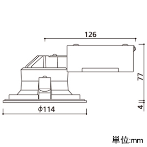 オーデリック 【生産完了品】LEDダウンライト R15 クラス2 高気密SB形 白熱灯器具60Wクラス LED一体型 昼白色 LC調光 配光角83° 埋込穴φ100 オフホワイト LEDダウンライト R15 クラス2 高気密SB形 白熱灯器具60Wクラス LED一体型 昼白色 LC調光 配光角83° 埋込穴φ100 オフホワイト OD261097R 画像2