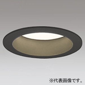 オーデリック LEDベースダウンライト M形(一般型) FHT24Wクラス LED一体型 電球色 非調光タイプ 配光角72° 埋込穴φ100 ブラック XD457127