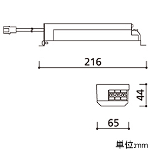 オーデリック 直流電源装置 C1000 非調光タイプ AC100〜242V 屋内用 定格消費電力13W 直流電源装置 C1000 非調光タイプ AC100〜242V 屋内用 定格消費電力13W XA433001F 画像2