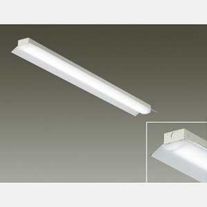 DAIKO LED長形ベースライト 40形 直付形 反射笠付 一般用 6900lmクラス FHF32形高出力型×2灯相当 調光 白色 LZB-92587XW+LZA-92818N