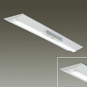 DAIKO 非常用LED長形ベースライト 40形 直付形 幅230mm 2000lmクラス FLR40形×1灯相当 非調光 昼白色 LZE-93062XW+LZA-92819W