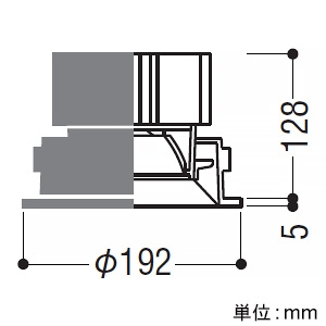 XD160503WL (コイズミ照明)｜ベースダウンライト φ175｜業務用照明器具