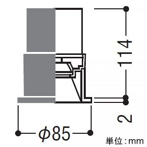 コイズミ照明 LEDベースダウンライト 深型 800lmクラス JR12V50W相当 埋込穴φ75mm 配光角35° 調光調色 電球色〜昼白色 白色コーン 電源別売 LEDベースダウンライト 深型 800lmクラス JR12V50W相当 埋込穴φ75mm 配光角35° 調光調色 電球色〜昼白色 白色コーン 電源別売 XD058513WX 画像2