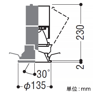 コイズミ照明 【生産完了品】LEDユニバーサルダウンライト グレアレス 800・1000・1500lmクラス HID35W・JR12V50W相当 埋込穴φ125mm 配光角20° 調光調色 電球色〜昼白色 鏡面コーン・白色枠 電源別売 LEDユニバーサルダウンライト グレアレス 800・1000・1500lmクラス HID35W・JR12V50W相当 埋込穴φ125mm 配光角20° 調光調色 電球色〜昼白色 鏡面コーン・白色枠 電源別売 XD201013WX 画像2