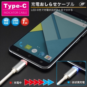 日本トラストテクノロジー iOS充電おしらせケーブル iOS充電おしらせケーブル JTINDICSV 画像3
