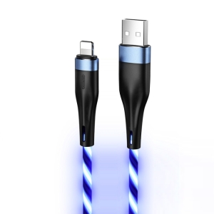 日本トラストテクノロジー 【生産完了品】流れる光ケーブル Blue for iOS 流れる光ケーブル Blue for iOS FLTBLIC