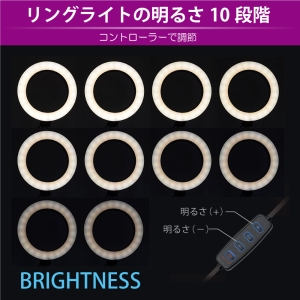 日本トラストテクノロジー ブロードキャストライトクリップmini LEDリングライト ブロードキャストライトクリップmini LEDリングライト BROCASCLIPM 画像4