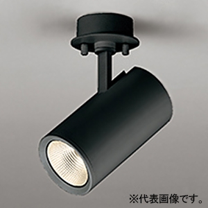 オーデリック LEDスポットライト フレンジタイプ R15 クラス2 白熱灯器具100W相当 LED一体型 電球色 連続調光タイプ ミディアム配光 ブラック OS256508R