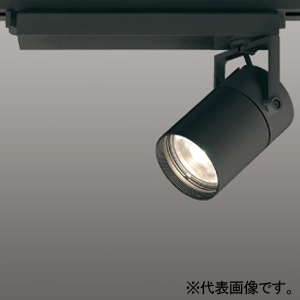 オーデリック LEDスポットライト プラグタイプ 高彩色タイプ レンズタイプ C3000 CDM-T70Wクラス LED一体型 電球色 Bluetooth&reg;調光 ナロー配光 電源装置付属 レール取付専用 マットブラック XS511106HBC