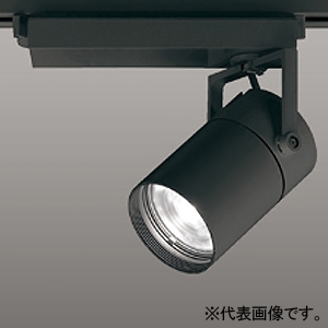 オーデリック LEDスポットライト プラグタイプ レンズタイプ C2000 CDM-T35Wクラス LED一体型 温白色 非調光タイプ スプレッド配光 電源装置付属 レール取付専用 マットブラック XS512136