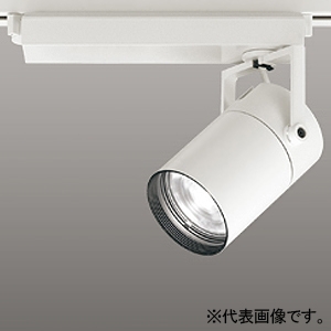 オーデリック LEDスポットライト プラグタイプ 高彩色タイプ レンズタイプ C2000 CDM-T35Wクラス LED一体型 白色 Bluetooth&reg;調光 ワイド配光 電源装置付属 レール取付専用 オフホワイト XS512117HBC