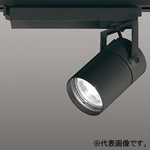 オーデリック LEDスポットライト プラグタイプ 高彩色タイプ レンズタイプ C2000 CDM-T35Wクラス LED一体型 白色 Bluetooth&reg;調光 ワイド配光 電源装置付属 レール取付専用 マットブラック XS512118HBC